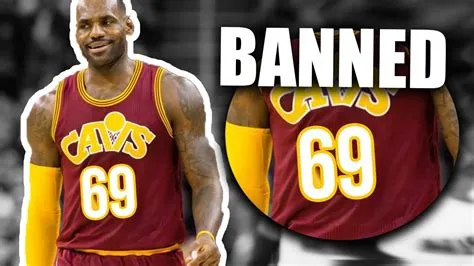 Is number 69 banned in nba