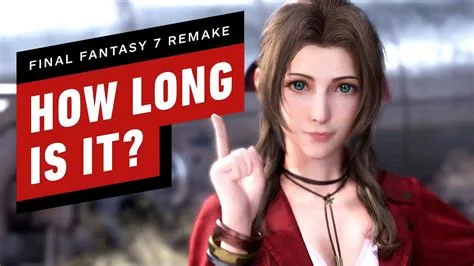 How long is final fantasy 1 remake