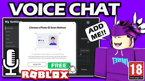 What card do you need for roblox voice chat