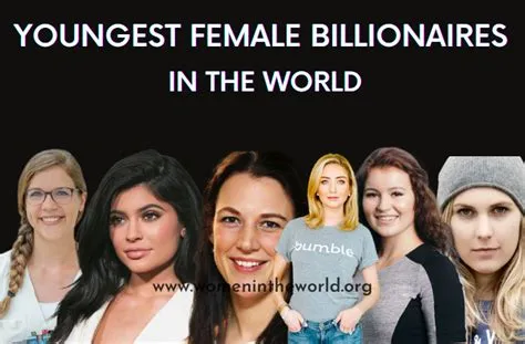 Who is the youngest female millionaire