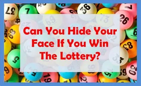 Can you hide your face if you win the lottery in california