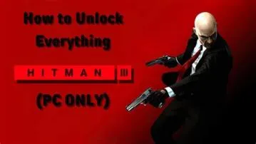 Does hitman 3 come with everything?