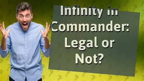 Is infinity legal in commander