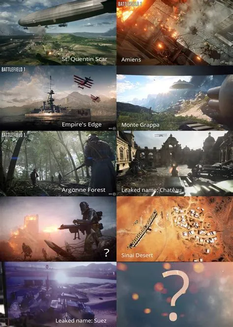 How many maps are there in battlefield 1