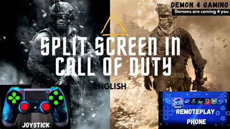 What call of duty has 4 player split-screen