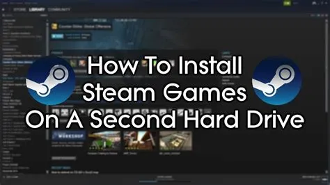 How do i install steam games on ssd