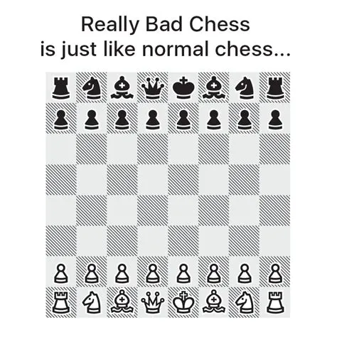 Does really bad chess help