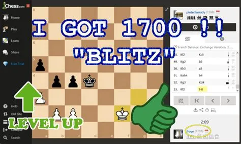 Is 1700 chess com blitz good