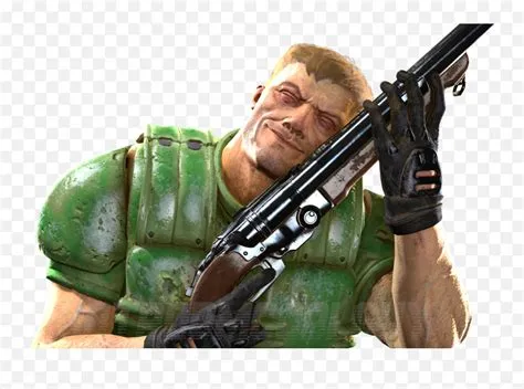 Does doomguy use guns for fun