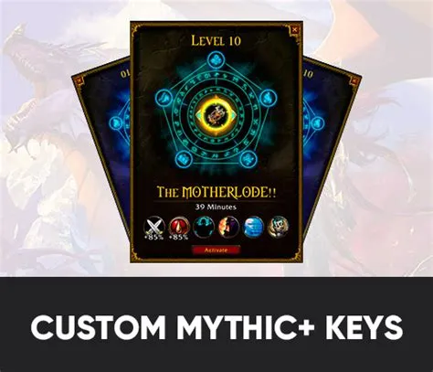 Can i do mythic without a key