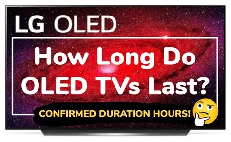 How many hours does oled last