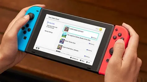 Where does nintendo switch save game data