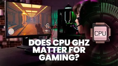 Does cpu ghz matter for gaming