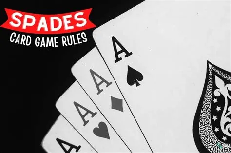 What are the official rules of spades