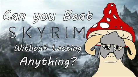 Can you beat skyrim without shouting