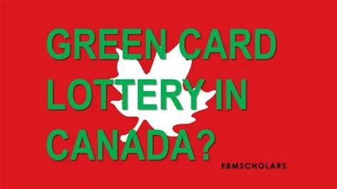 Why can t canadians apply for green card lottery