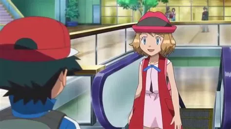 What episode does ash get kissed by serena