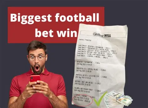 Who has won the biggest soccer bet