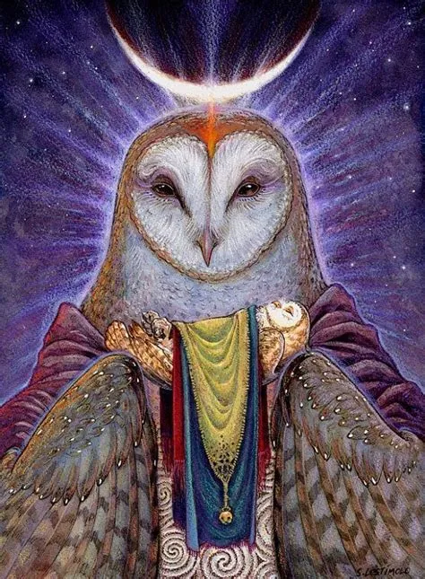 Which gods use owls