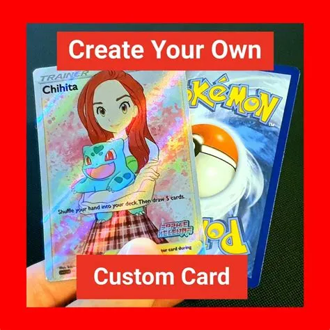 Can you make your own pokemon card