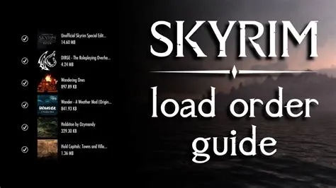 Why won t skyrim load with mods xbox one