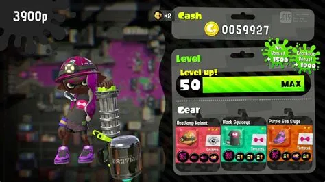 What happens when you reach level 99 star in splatoon 2