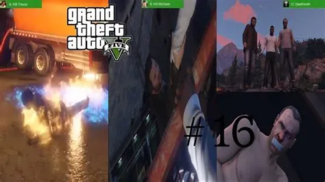 Does gta 5 story mode end