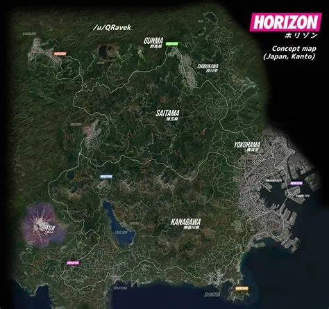 Is the forza 5 map bigger than 4