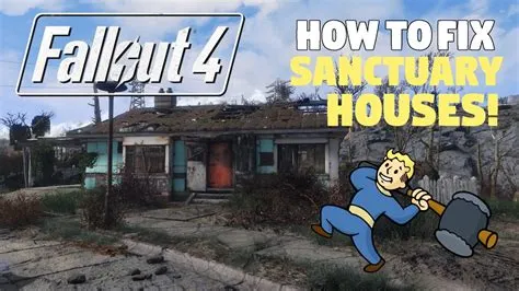 Can you fix the houses in sanctuary fallout 4