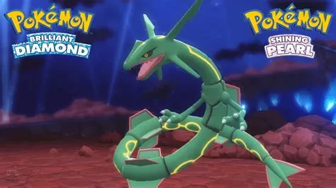 Is there a rayquaza in pokemon brilliant diamond