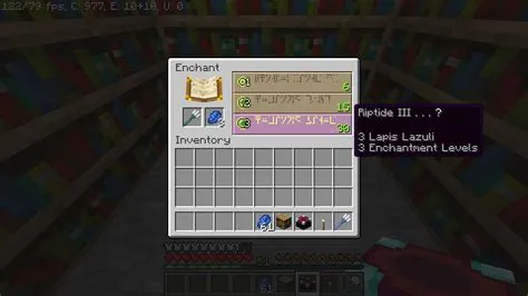 Can you get riptide 3 from an enchantment table