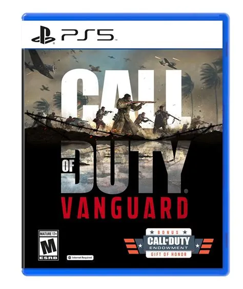 Why cant i play cod vanguard ps5