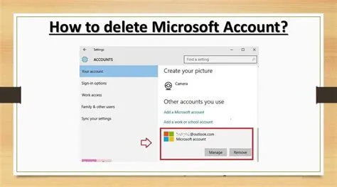 Does deleting a microsoft account delete all the data