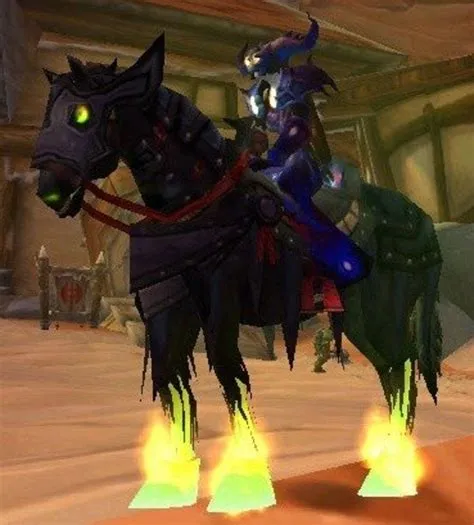 When can you ride a mount in wow